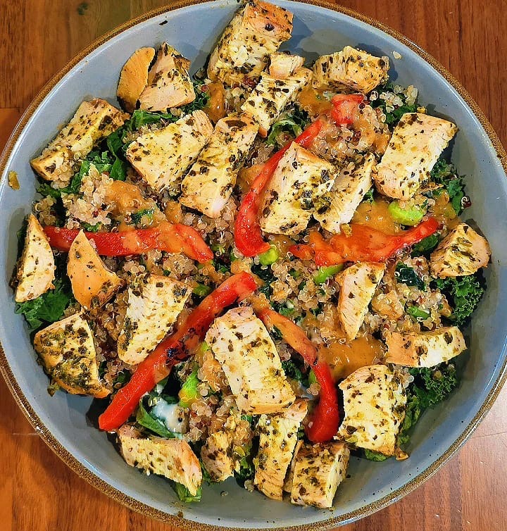 Kale Pesto Bowl Roostr Menu